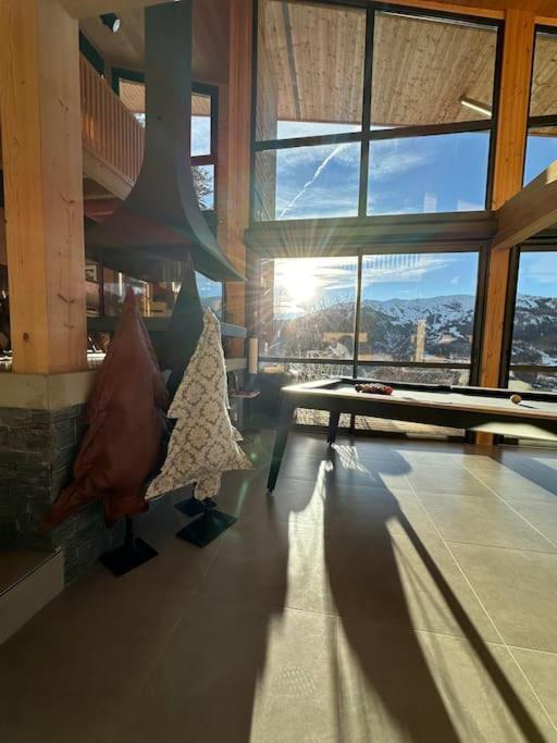 Chalet D'Architecte Avec Vue Panoramique Allos Bagian luar foto