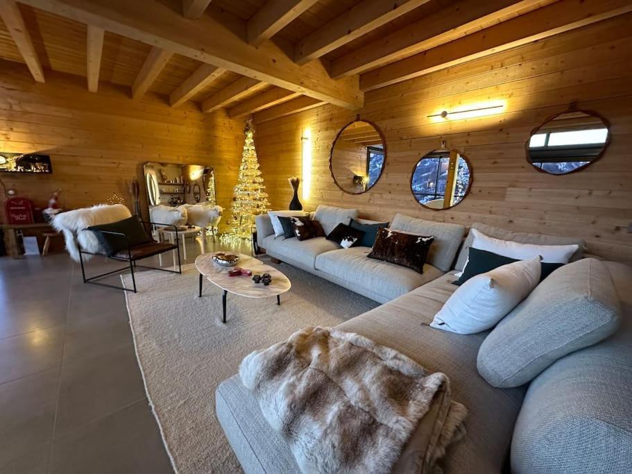 Chalet D'Architecte Avec Vue Panoramique Allos Bagian luar foto