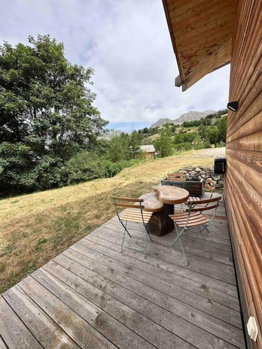 Chalet D'Architecte Avec Vue Panoramique Allos Bagian luar foto