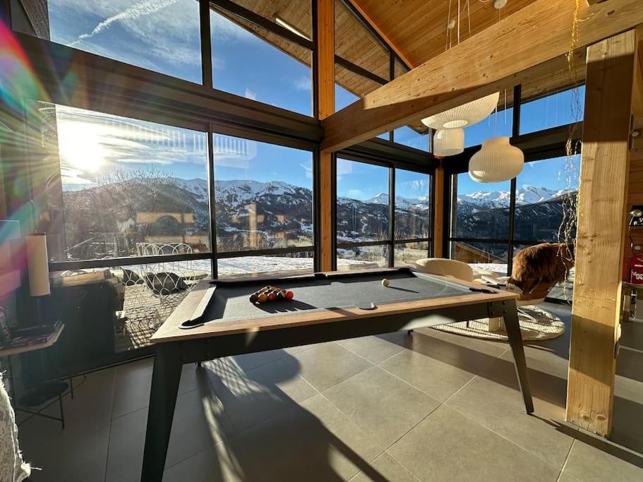 Chalet D'Architecte Avec Vue Panoramique Allos Bagian luar foto