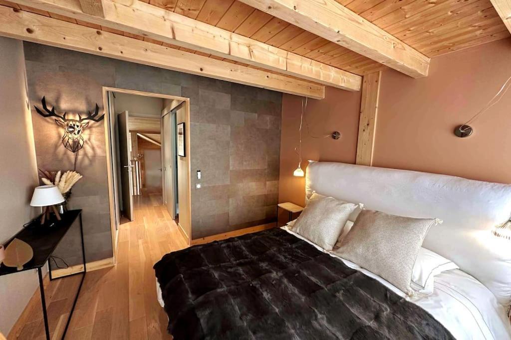 Chalet D'Architecte Avec Vue Panoramique Allos Bagian luar foto