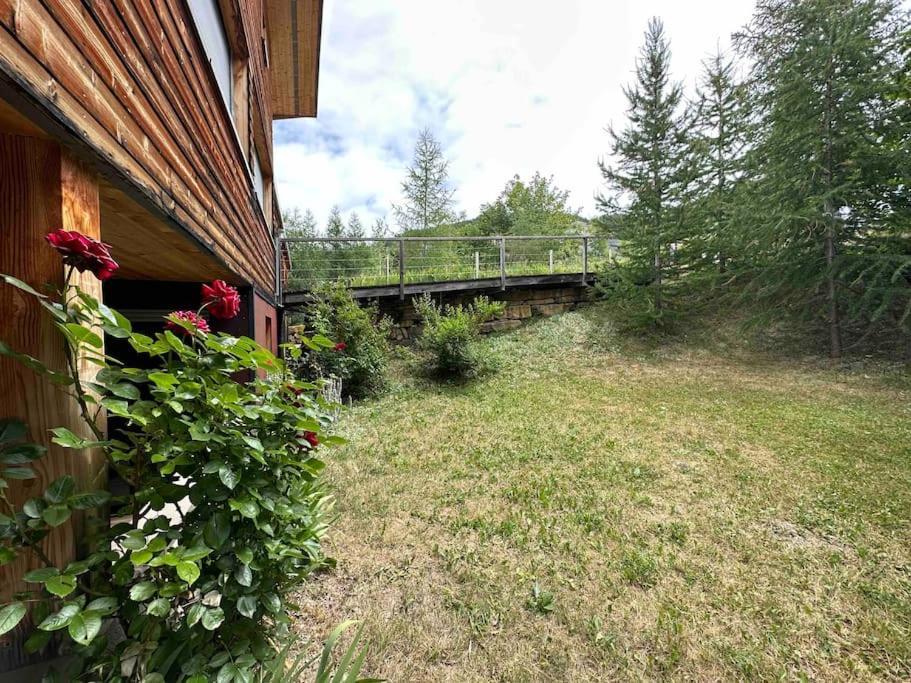 Chalet D'Architecte Avec Vue Panoramique Allos Bagian luar foto