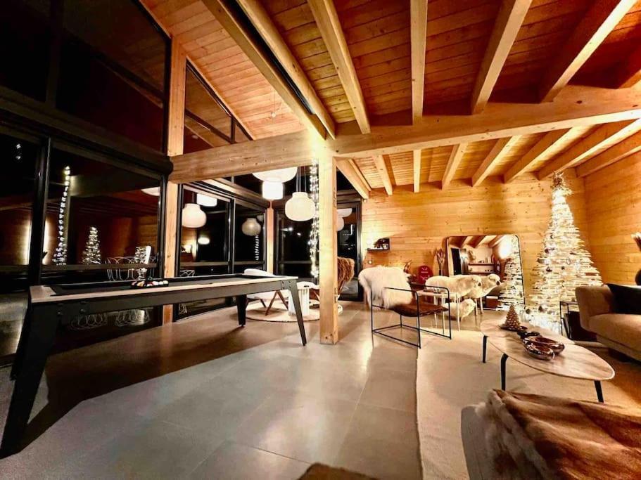 Chalet D'Architecte Avec Vue Panoramique Allos Bagian luar foto