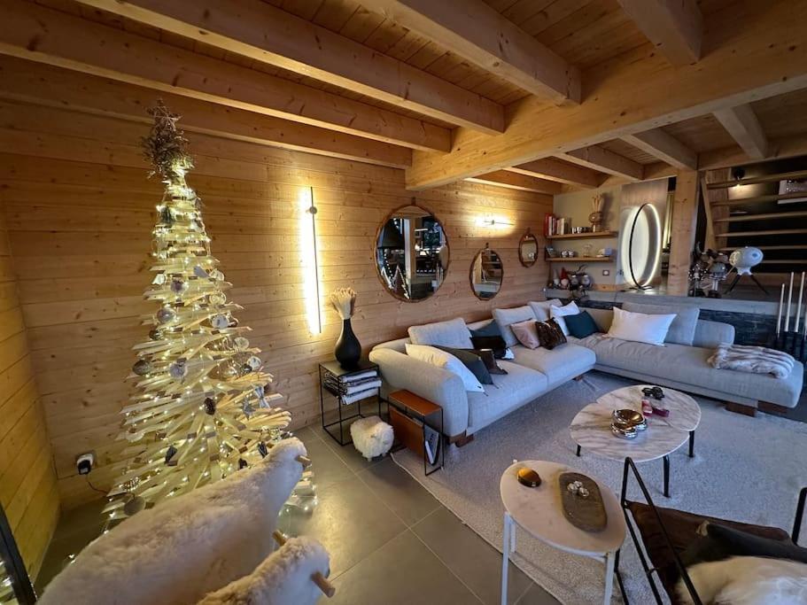 Chalet D'Architecte Avec Vue Panoramique Allos Bagian luar foto