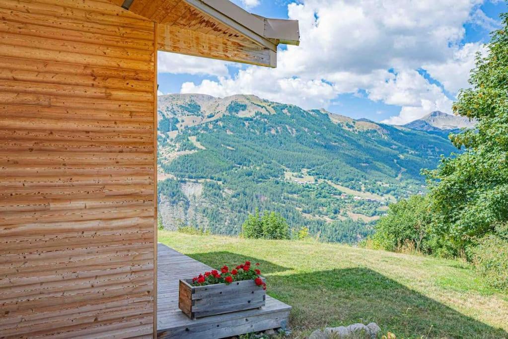Chalet D'Architecte Avec Vue Panoramique Allos Bagian luar foto