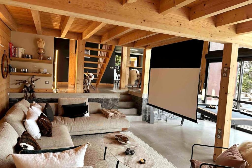 Chalet D'Architecte Avec Vue Panoramique Allos Bagian luar foto